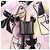 Bolsa de drawstring Miu Miu Madras Cat en lona rosa plateada Auth bs30224 Plata - vista 9
