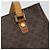 Céline Borsa tote in tela Macadam CELINE in pelle PVC marrone oro Auth 146613 D'oro - vista 17