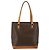 Céline Borsa tote in tela Macadam CELINE in pelle PVC marrone oro Auth 146613 D'oro - vista 2