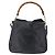 Borsa a Spalla in Pelle Gucci Bamboo 2way Nera Oro 001 3444 1638 Auth 148001 Nero D'oro - vista 13