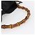 Borsa a Spalla in Pelle Gucci Bamboo 2way Nera Oro 001 3444 1638 Auth 148001 Nero D'oro - vista 7