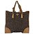 PRADA Borsa a Mano Tweed Beige Argento Auth bs30129 - vista 13