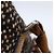 PRADA Borsa a Mano Tweed Beige Argento Auth bs30129 - vista 9