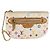 LOUIS VUITTON Pochette MM Monogram Multicolore Bianca M60028 LV Auth BA6983 Bianco