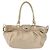 Borsa Tote Gancini Marissa in pelle beige e argento di Salvatore Ferragamo Auth bs30081 - vista 13