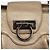 Borsa Tote Gancini Marissa in pelle beige e argento di Salvatore Ferragamo Auth bs30081 - vista 18