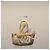 Borsa Tote Gancini Marissa in pelle beige e argento di Salvatore Ferragamo Auth bs30081 - vista 25