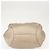 Borsa Tote Gancini Marissa in pelle beige e argento di Salvatore Ferragamo Auth bs30081 - vista 6