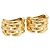 Orecchini Christian Dior in metallo dorato Auth bs30301