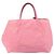 PRADA Borsa a mano in nylon rosa oro Auth 146881 D'oro - vista 2