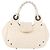 Chloé Borsa a Mano Chloe in Tela e Pelle Bianca Auth mr1648 Bianco - vista 13