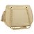 BALLY Borsa a Spalla a Catena Pelle Beige Oro Auth bs31350 D'oro