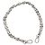 LOUIS VUITTON Cintura in metallo 22,4"" Argento LV Auth 153721M