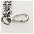 LOUIS VUITTON Cintura in metallo 22,4"" Argento LV Auth 153721M - vista 8