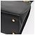 Borsa a Spalla Gancini in Pelle Nera e Oro Auth 157016 di Salvatore Ferragamo Nero D'oro - vista 11