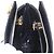 Borsa a Spalla Gancini in Pelle Nera e Oro Auth 157016 di Salvatore Ferragamo Nero D'oro - vista 19