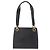 Borsa a Spalla Gancini in Pelle Nera e Oro Auth 157016 di Salvatore Ferragamo Nero D'oro - vista 2