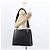 Borsa a Spalla Gancini in Pelle Nera e Oro Auth 157016 di Salvatore Ferragamo Nero D'oro - vista 22