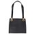 Borsa a Spalla Gancini in Pelle Nera e Oro Auth 157016 di Salvatore Ferragamo Nero D'oro - vista 3
