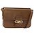 Gucci Borsa a Spalla in Pelle Marrone Oro Auth am9842 D'oro