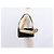Borsa a Spalla Gancini Smalto Nero Oro Salvatore Ferragamo Auth bs31656 D'oro - vista 20