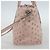 Borsa a mano in pelle Jimmy Choo Studs 2 in 1 Rosa Auth BA8217 - vista 4
