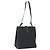 Bolsa de Ombro GG Canvas Gucci Preta Prata 110292 Auth 151660 Preto