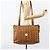 Borsa tote MCM Logogram Vicetos in pelle PVC marrone oro Auth BA8200 D'oro - vista 21