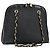 BALLY Borsa a Spalla in Pelle Trapuntata con Catena Nera Oro Auth bs31440 Nero D'oro