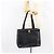 Borsa Tote Vala in pelle nera e oro Auth BA8688 di Salvatore Ferragamo Nero D'oro - vista 21