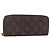 LOUIS VUITTON Portafoglio Lungo Clemence Monogramma M60742 LV Auth 154211