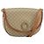 Céline Borsa a Spalla in Tela Macadam CELINE PVC Beige Oro Auth 143671 D'oro