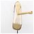Céline Borsa a Spalla in Tela Macadam CELINE PVC Beige Oro Auth 143671 D'oro - vista 23