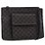 Céline Borsa a spalla in tela Macadam CELINE in pelle PVC nera e oro Auth 154614 Nero D'oro