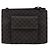 Céline Borsa a spalla in tela Macadam CELINE in pelle PVC nera e oro Auth 154614 Nero D'oro - vista 2