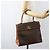 Céline Borsa a mano in tela Macadam CELINE in pelle PVC marrone e oro Auth ka556 D'oro - vista 22