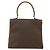 Céline Borsa a mano in tela Macadam CELINE in pelle PVC marrone e oro Auth ka556 D'oro - vista 3