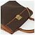 Céline Borsa a mano in tela Macadam CELINE in pelle PVC marrone e oro Auth ka556 D'oro - vista 6