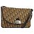 Borsa a Spalla in Tela Trotter Christian Dior Beige Oro Auth 155229 D'oro