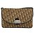 Borsa a Spalla in Tela Trotter Christian Dior Beige Oro Auth 155229 D'oro - vista 2