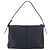 BURBERRY Borsa a Spalla in Pelle Blu Navy Argento Autentica am9843 - vista 3