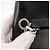 Borsa a Spalla Gancini in Pelle Nera e Argento di Salvatore Ferragamo Auth BA8223 Nero - vista 14