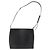 Borsa a Spalla Gancini in Pelle Nera e Argento di Salvatore Ferragamo Auth BA8223 Nero - vista 3