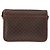 Céline CELINE Macadam Canvas Schultertasche aus PVC-Leder Braun Gold Auth ka570 Golden - vista 3