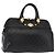 Borsa a mano in pelle VERSACE Gialla Nera Auth yk19622 Nero Giallo