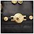 Borsa a mano in pelle VERSACE Gialla Nera Auth yk19622 Nero Giallo - vista 17