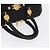 Borsa a mano in pelle VERSACE Gialla Nera Auth yk19622 Nero Giallo - vista 7