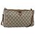 Bolso Sherry Line GG Supreme Web de GUCCI en PVC beige y dorado 89 02 017 Auth BA8189