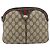 Borsa a Spalla Gucci GG Supreme Web Sherry Line PVC Beige 904 02 047 Auth 155227 D'oro - vista 2