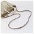 BURBERRY Bolso de Hombro Jimmy Choo Nylon Cuero 2 Conjunto Beige Marfil Auth BA8473 Crudo - vista 5